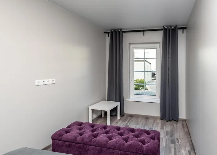 Apartamentai Jurates Gatveje アパート